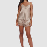 Sienna Camisole and Shorts Set | Champagne