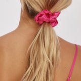 Classic Scrunchies | Fuchsia - Set of 4